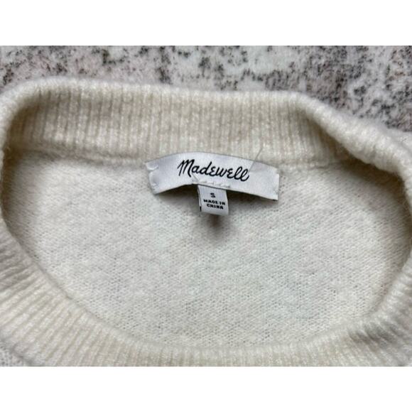 Madewell Women’s Fremont Sweater sz S Alpaca Blend Minimalist Base layer Preppy - Picture 4 of 8